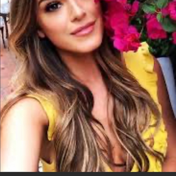 Zara Yellow Ruffle Top - Picture 2 of 5